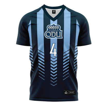 Old Dominion - NCAA Men's Soccer : Evan Watt - Navy Soccer Jersey-0