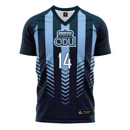 Old Dominion - NCAA Men's Soccer : Micah Wayland - Navy Soccer Jersey