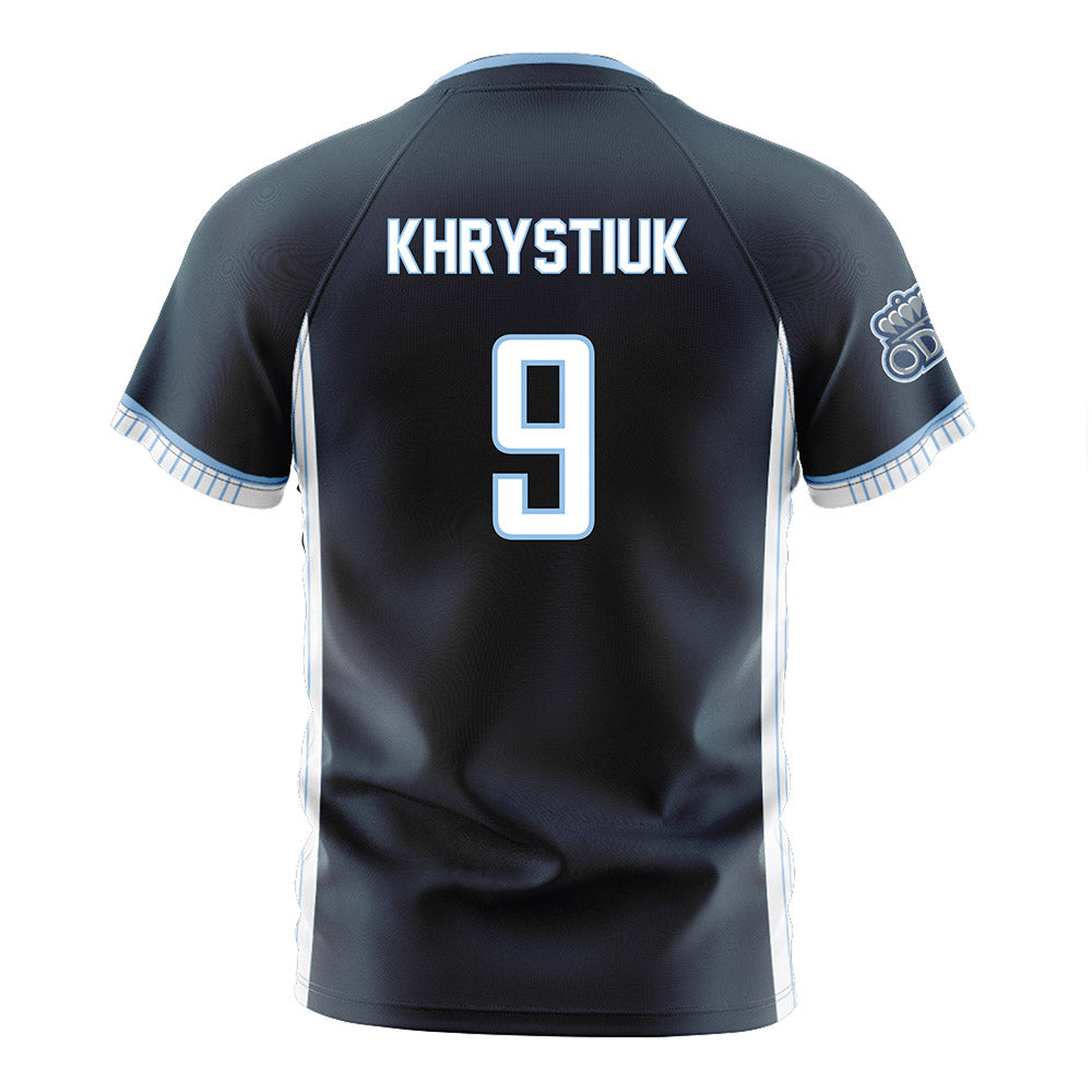 Old Dominion - NCAA Women's Soccer : Yuliia Khrystiuk - Navy Soccer Jersey-1