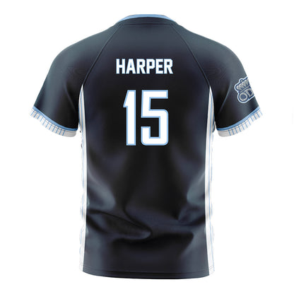 Old Dominion - NCAA Women's Soccer : Danae Harper - Navy Soccer Jersey