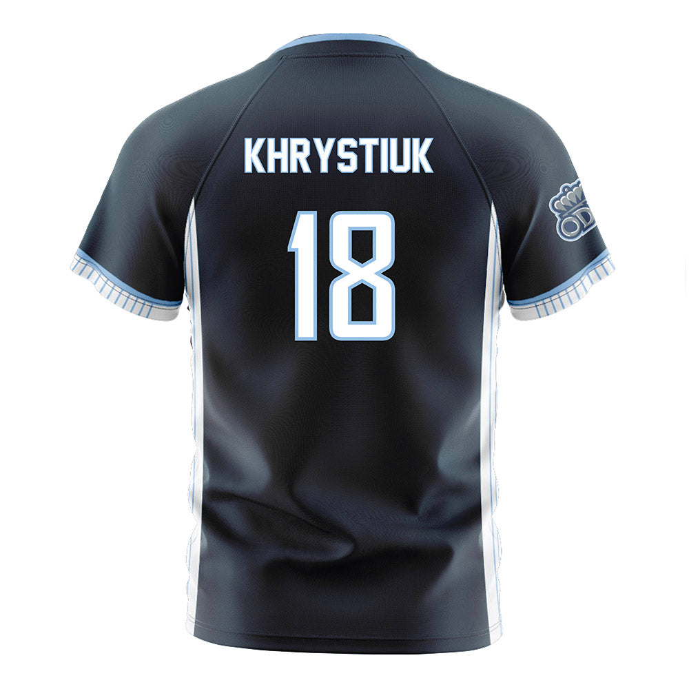 Old Dominion - NCAA Women's Soccer : Yuliia Khrystiuk - Navy Soccer Jersey