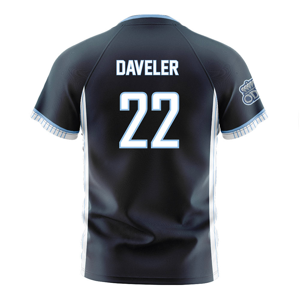 Old Dominion - NCAA Women's Soccer : Jenna Daveler - Navy Soccer Jersey