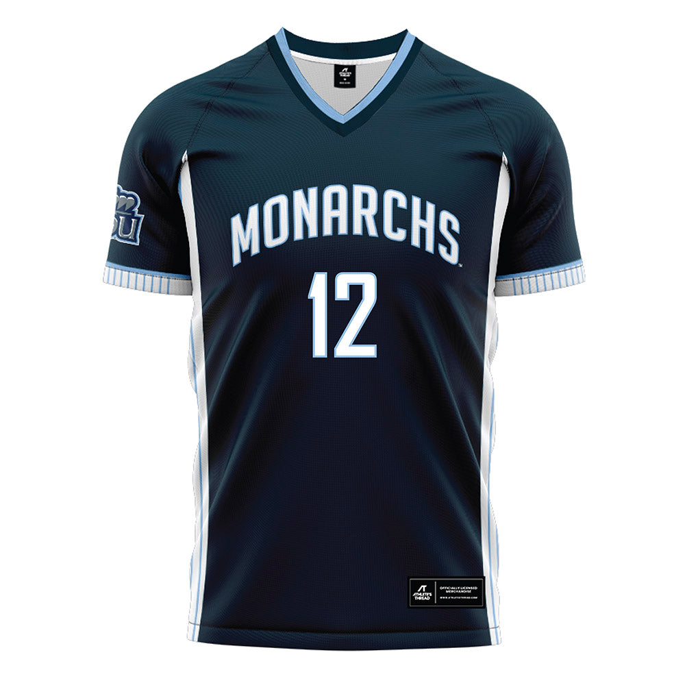 Old Dominion - NCAA Women's Soccer : Megan Watts - Navy Soccer Jersey