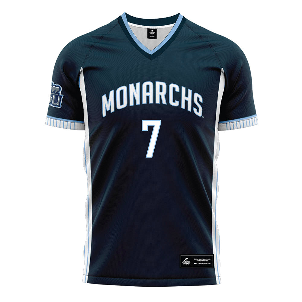 Old Dominion - NCAA Women's Soccer : Thalia Morisi - Navy Soccer Jersey