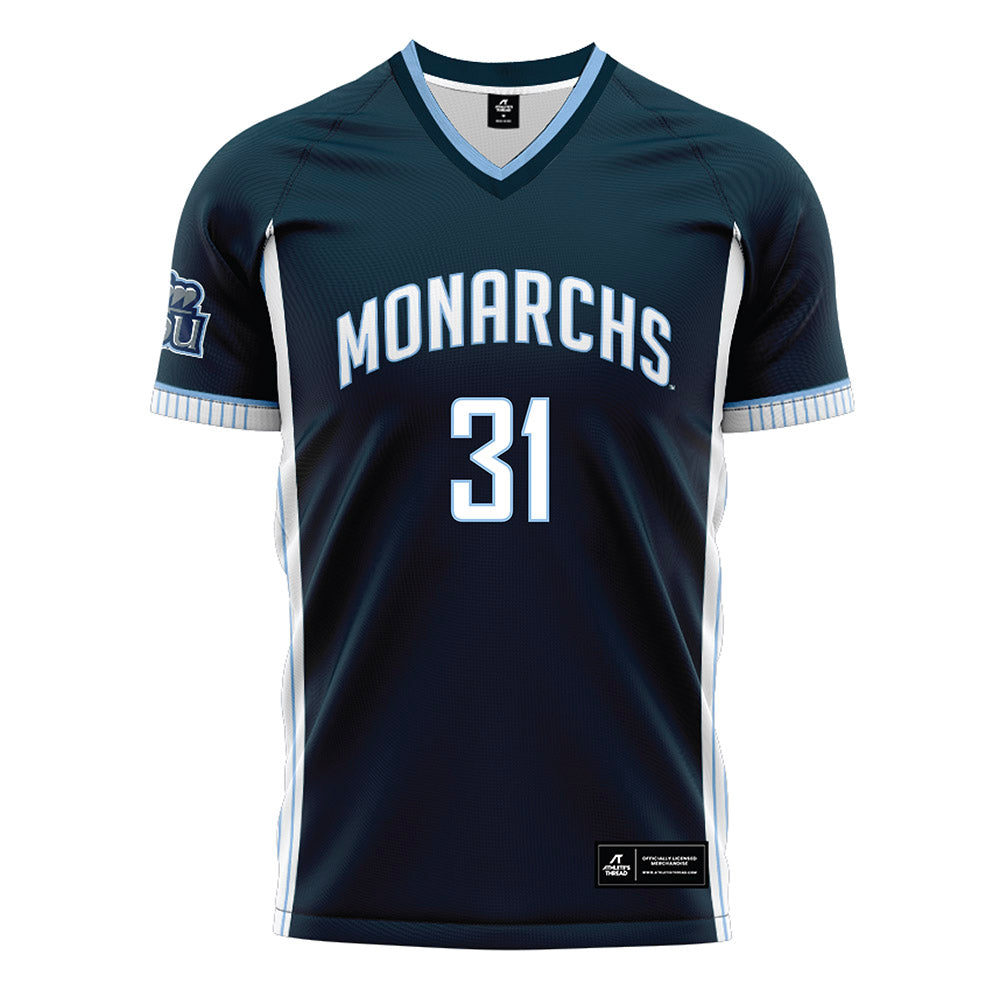 Old Dominion - NCAA Women's Soccer : Erin Jones - Navy Soccer Jersey