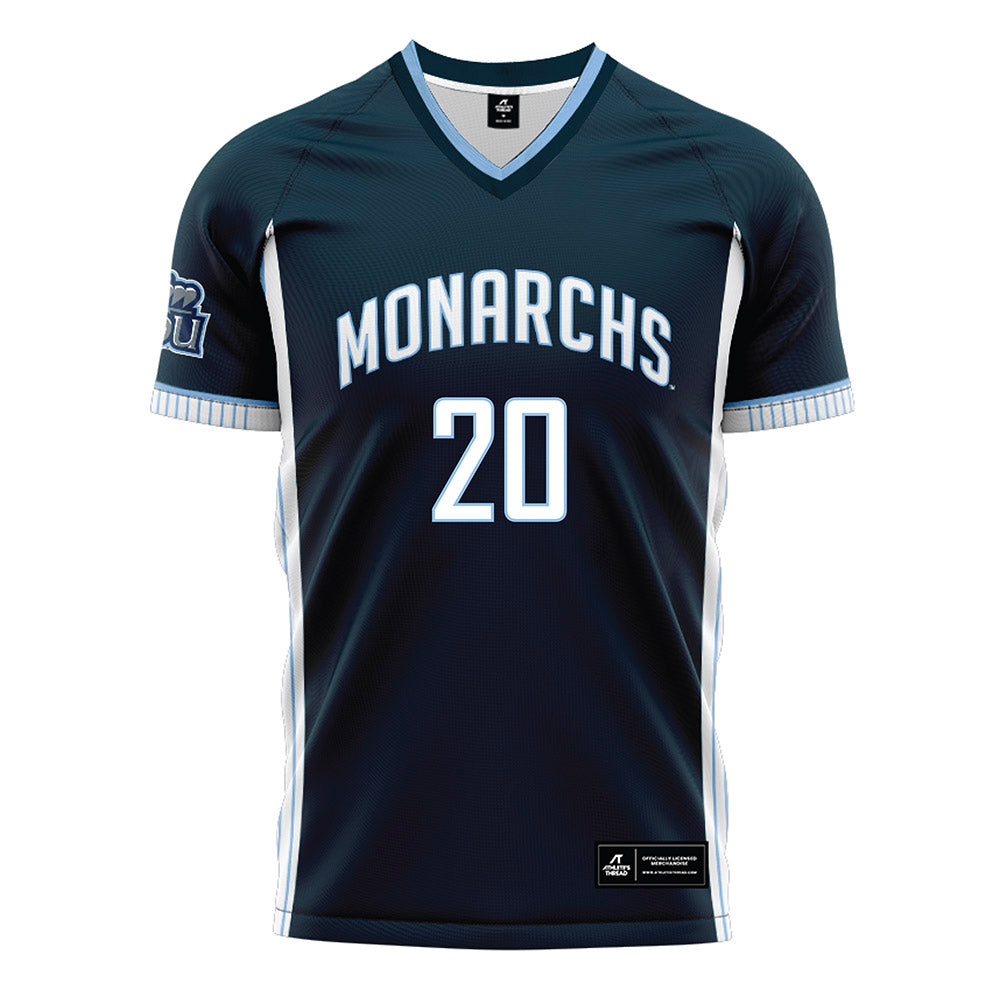 Old Dominion - NCAA Women's Soccer : Cecilia Riggs - Navy Soccer Jersey-0