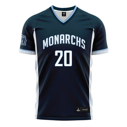 Old Dominion - NCAA Women's Soccer : Cecilia Riggs - Navy Soccer Jersey-0