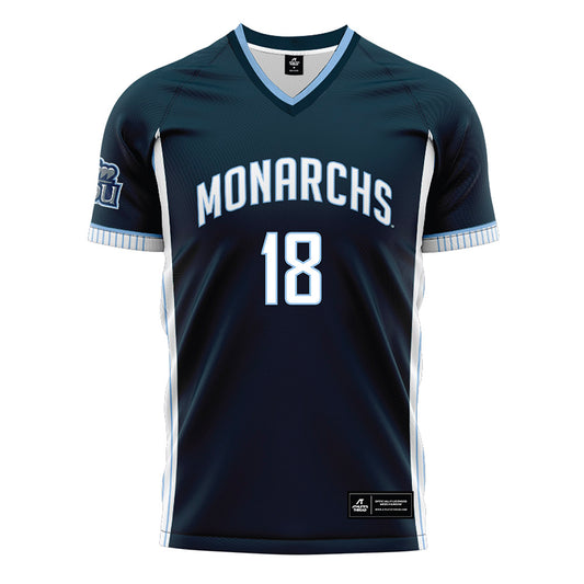 Old Dominion - NCAA Women's Soccer : Ashley Economopoulos - Navy Soccer Jersey-0