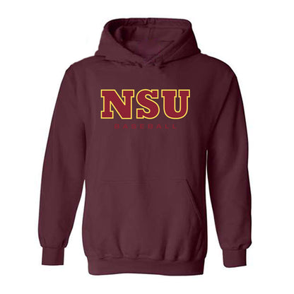 NSU - NCAA Baseball : Tyler Boyum - Replica Shersey Hooded Sweatshirt-0