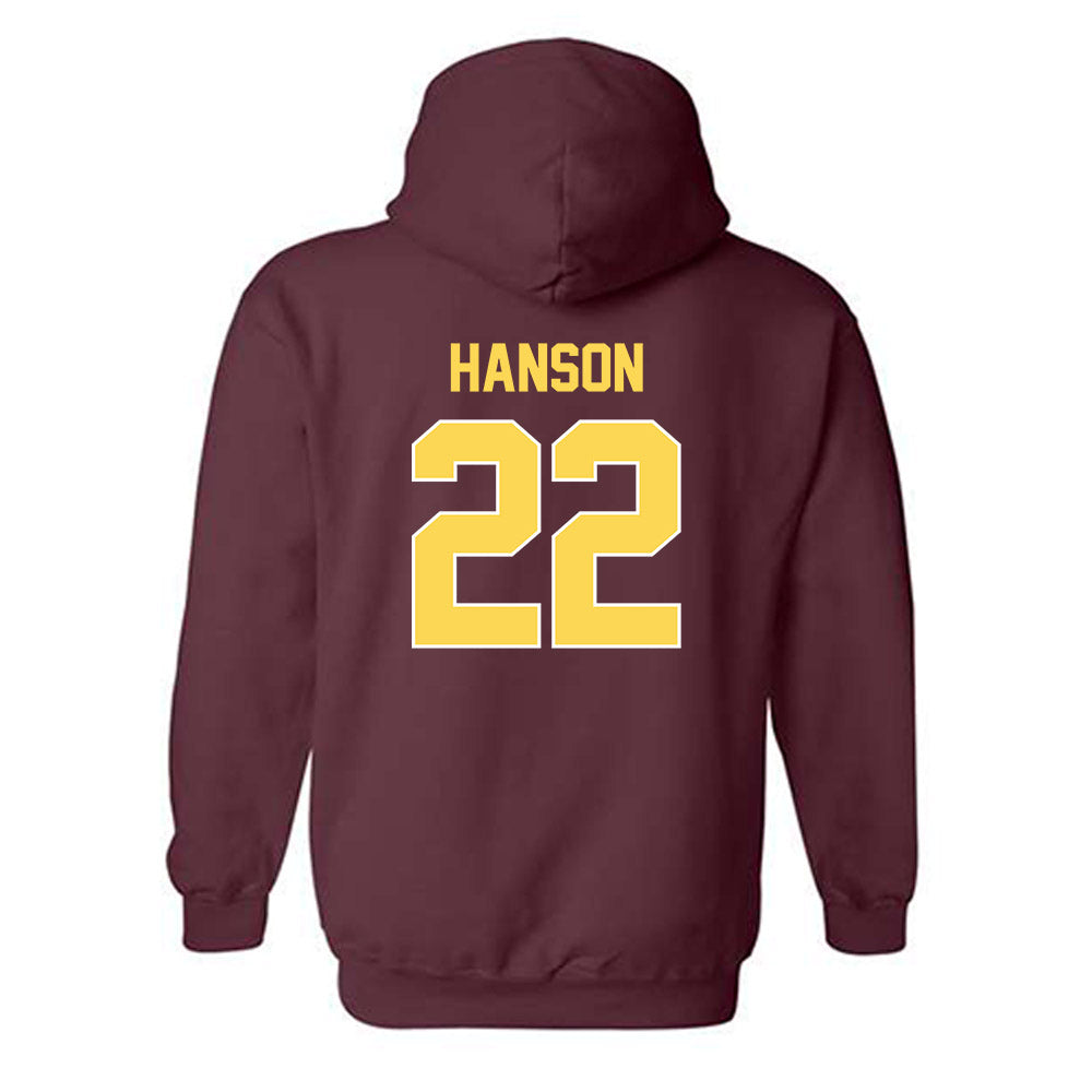 NSU - NCAA Women's Basketball : Ava Hanson - Replica Shersey Hooded Sweatshirt-1