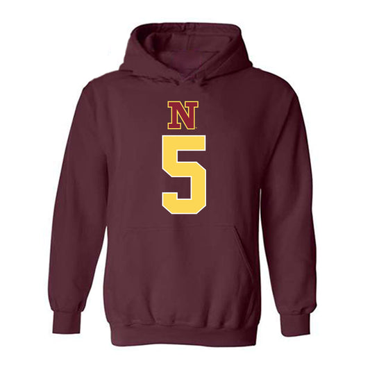NSU - NCAA Women's Basketball : Kennedi Deckert - Replica Shersey Hooded Sweatshirt-0