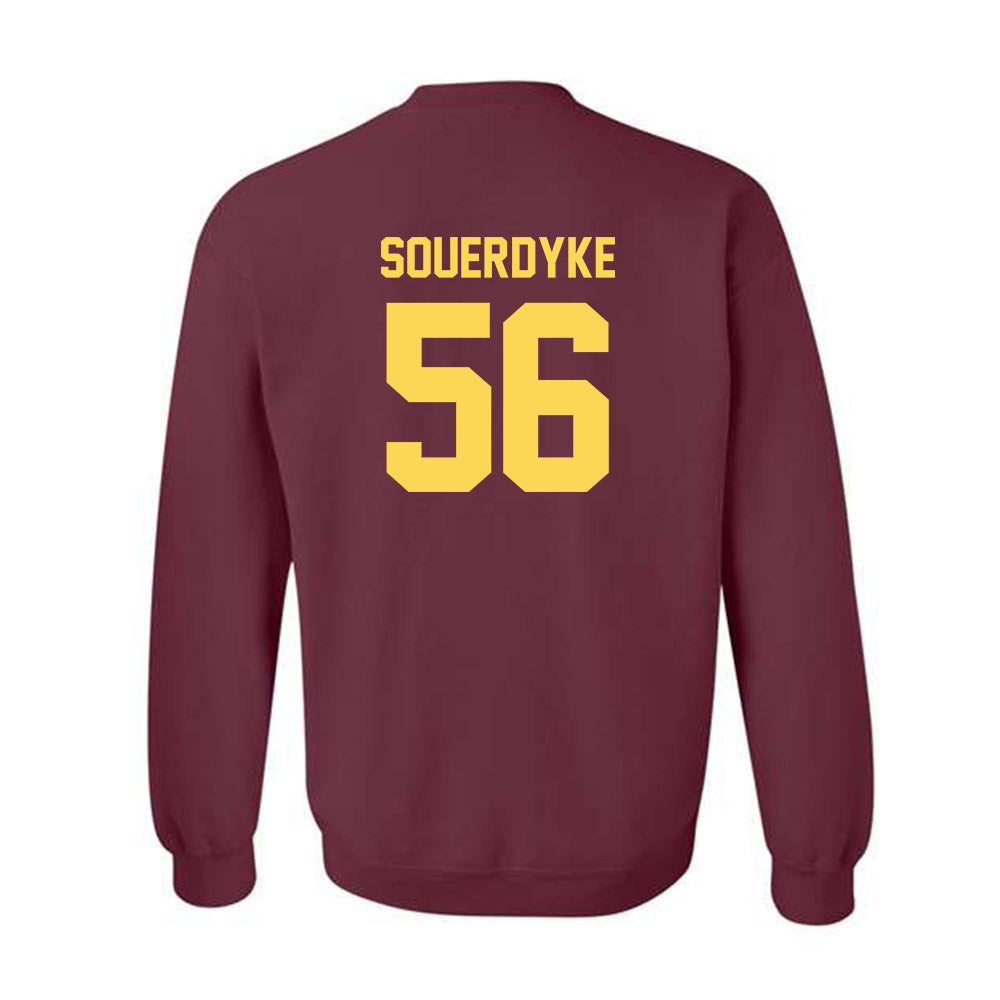 NSU - NCAA Football : Sam Souerdyke - Replica Shersey Crewneck Sweatshirt-1