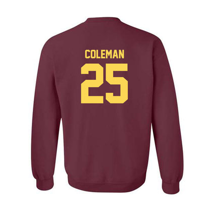 NSU - NCAA Football : Jarel Coleman - Replica Shersey Crewneck Sweatshirt-1