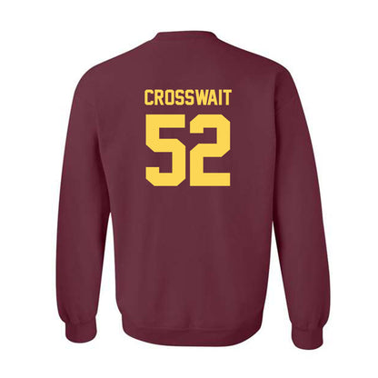 NSU - NCAA Football : Tate Crosswait - Replica Shersey Crewneck Sweatshirt