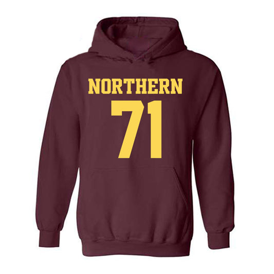 NSU - NCAA Football : Jayden Gournaris - Replica Shersey Hooded Sweatshirt-0