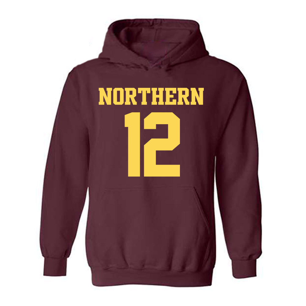 NSU - NCAA Football : Collin Fritton - Replica Shersey Hooded Sweatshirt-0