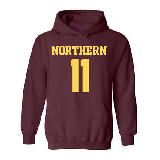 NSU - NCAA Football : Kiyon Johnston - Replica Shersey Hooded Sweatshirt-0