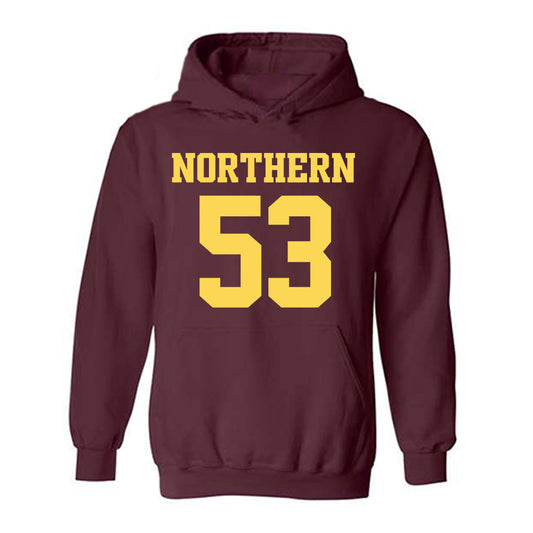NSU - NCAA Football : Graham Borden - Replica Shersey Hooded Sweatshirt-0
