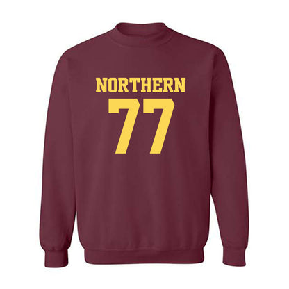 NSU - NCAA Football : Riley Helgeson - Replica Shersey Crewneck Sweatshirt-0
