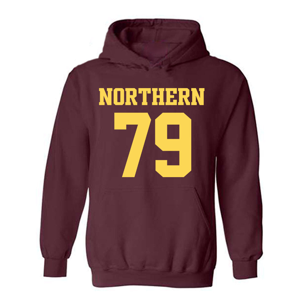 NSU - NCAA Football : Michael Nolan - Replica Shersey Hooded Sweatshirt-0