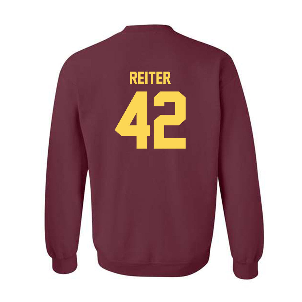 NSU - NCAA Baseball : Austin Reiter - Classic Shersey Crewneck Sweatshirt-1
