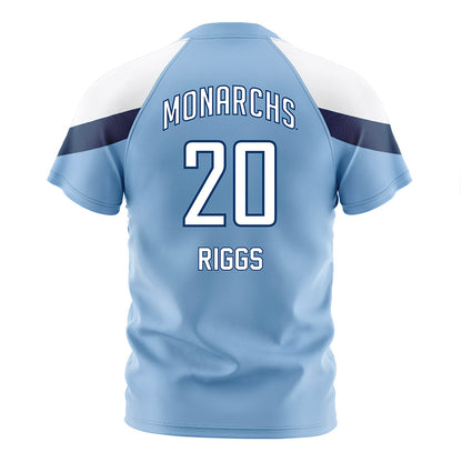 Old Dominion - NCAA Women's Soccer : Cecilia Riggs - Light Blue Soccer Jersey-1
