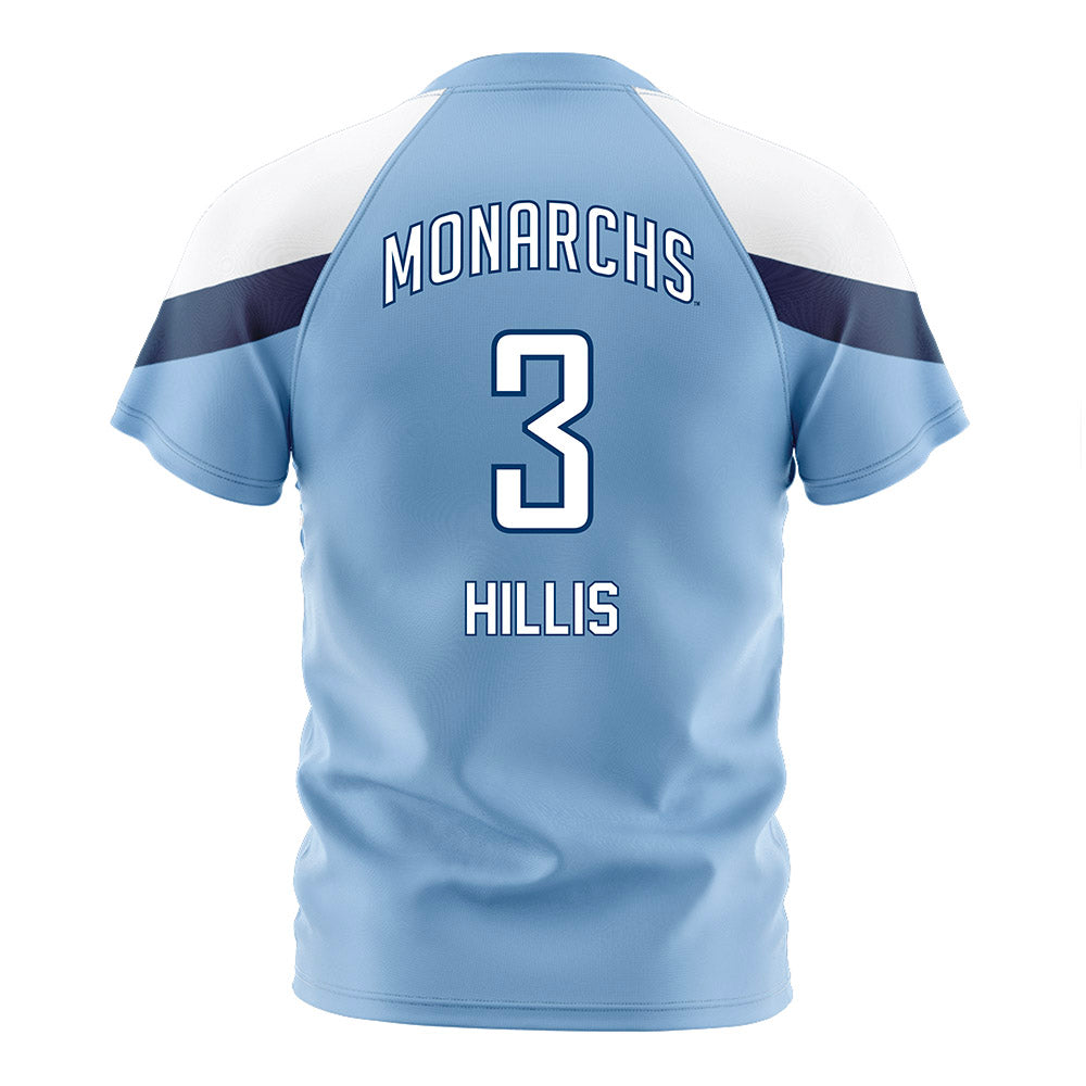 Old Dominion - NCAA Women's Soccer : Grace Hillis - Light Blue Soccer Jersey-1