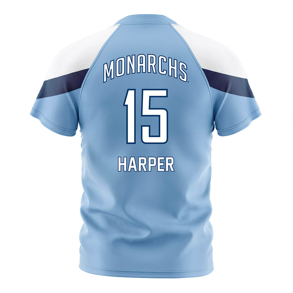 Old Dominion - NCAA Women's Soccer : Danae Harper - Light Blue Soccer Jersey