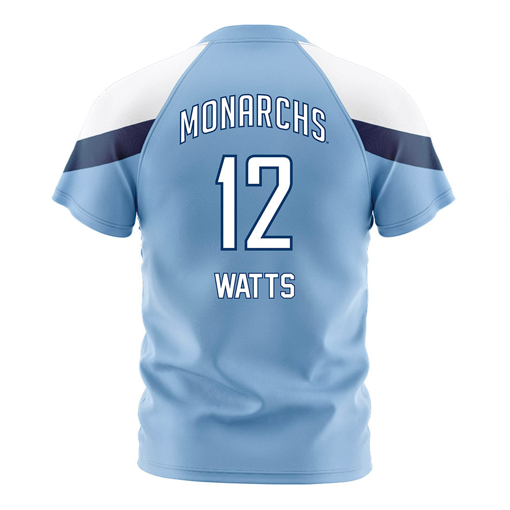 Old Dominion - NCAA Women's Soccer : Megan Watts - Light Blue Soccer Jersey