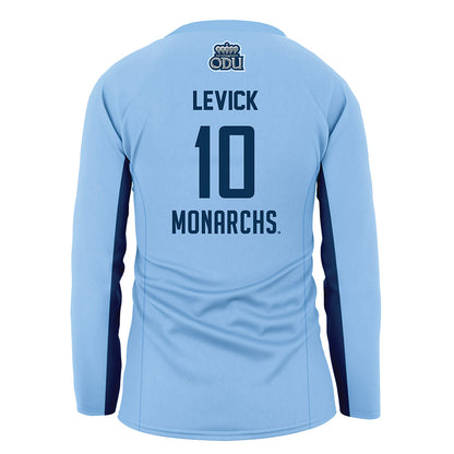 Old Dominion - NCAA Women's Volleyball : Elisabeth Levick - Blue Volleyball Jersey