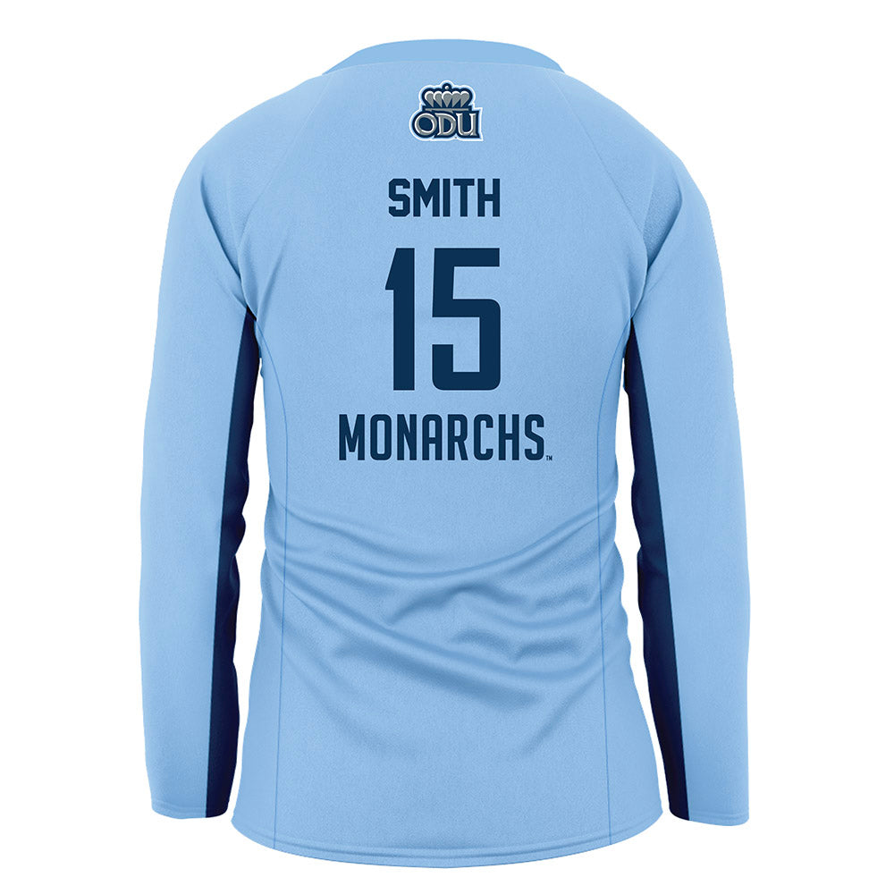 Old Dominion - NCAA Women's Volleyball : Kira Smith - Blue Volleyball Jersey