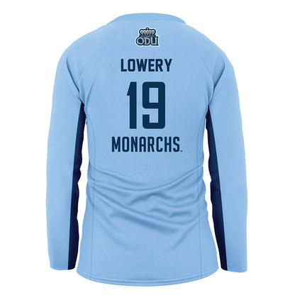 Old Dominion - NCAA Women's Volleyball : LeeAnne Lowery - Blue Volleyball Jersey-1