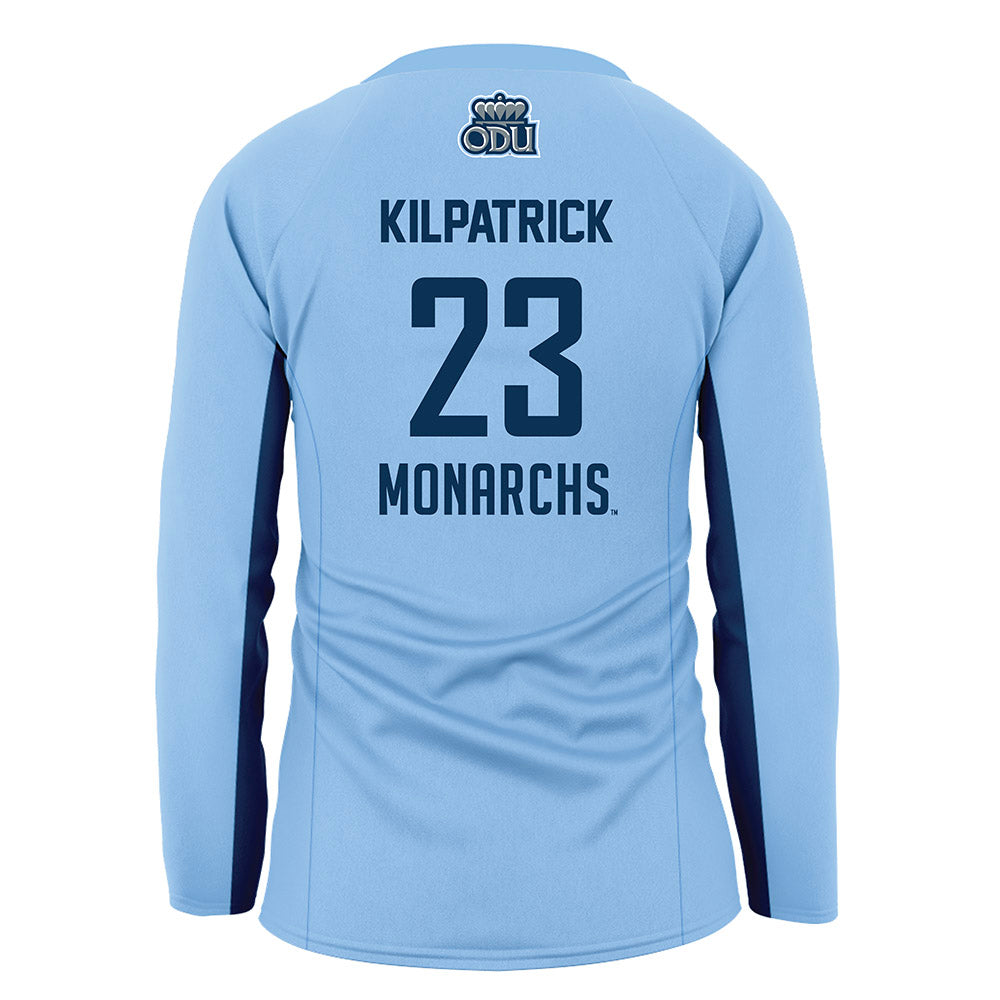 Old Dominion - NCAA Women's Volleyball : Kate Kilpatrick - Blue Volleyball Jersey