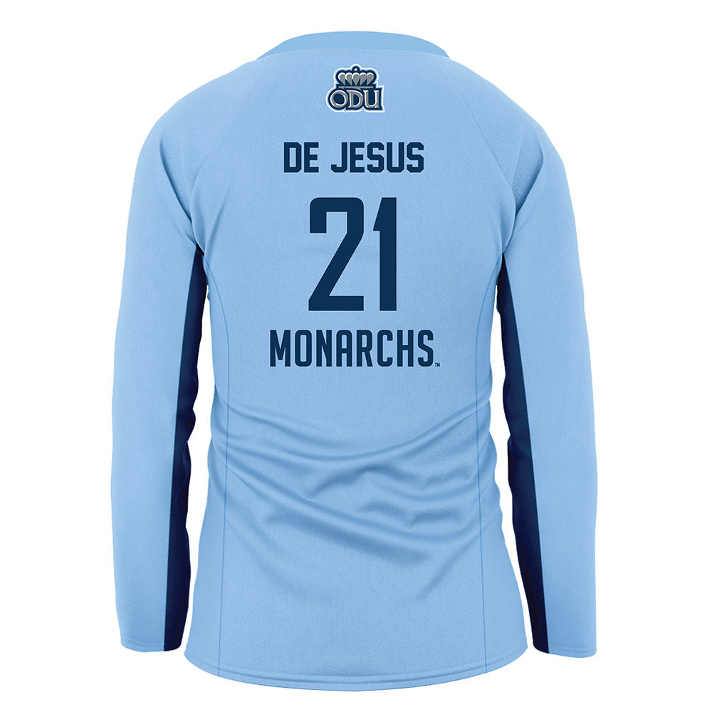 Old Dominion - NCAA Women's Volleyball : Olivia De Jesus - Blue Volleyball Jersey