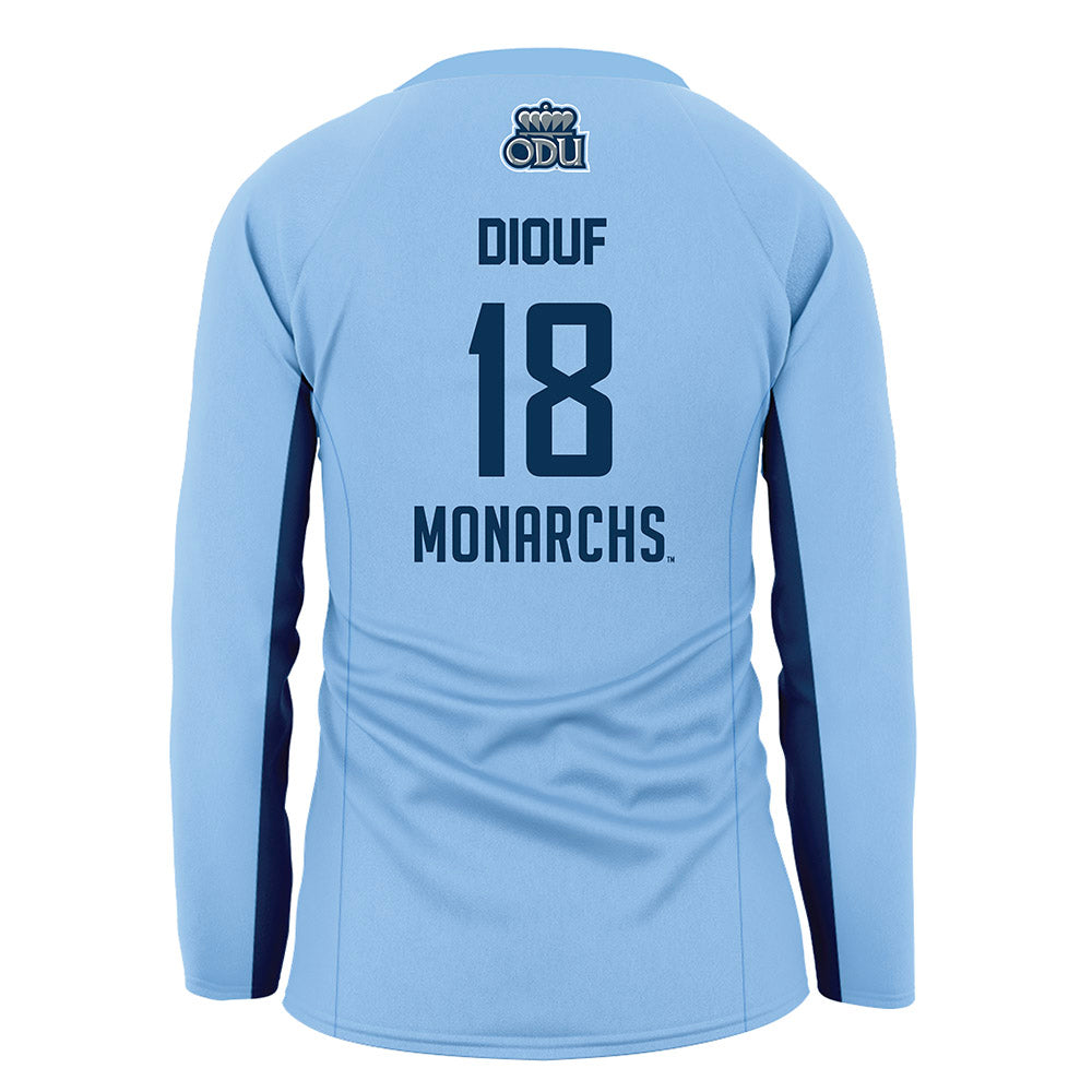 Old Dominion - NCAA Women's Volleyball : Tshilanda Diouf - Blue Volleyball Jersey