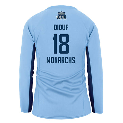 Old Dominion - NCAA Women's Volleyball : Tshilanda Diouf - Blue Volleyball Jersey