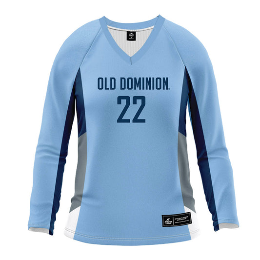 Old Dominion - NCAA Women's Volleyball : Myah Conway - Blue Volleyball Jersey