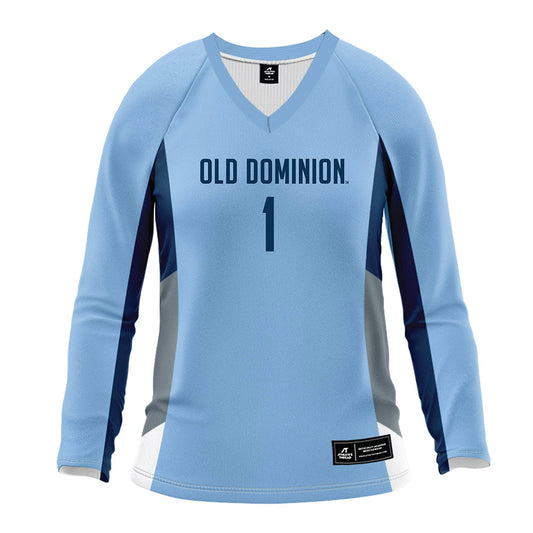 Old Dominion - NCAA Women's Volleyball : Elisa Maggi - Blue Volleyball Jersey-0