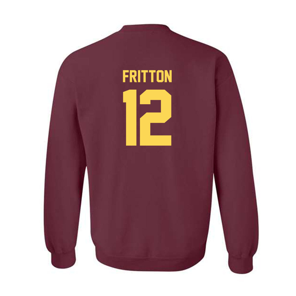 NSU - NCAA Football : Collin Fritton - Classic Shersey Crewneck Sweatshirt-1