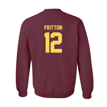 NSU - NCAA Football : Collin Fritton - Classic Shersey Crewneck Sweatshirt-1