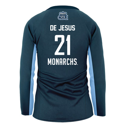 Old Dominion - NCAA Women's Volleyball : Olivia De Jesus - Navy Volleyball Jersey