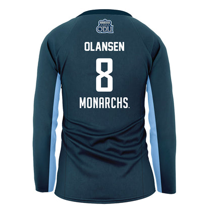 Old Dominion - NCAA Women's Volleyball : Jennifer Olansen - Navy Volleyball Jersey