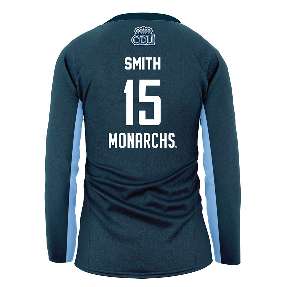 Old Dominion - NCAA Women's Volleyball : Kira Smith - Navy Volleyball Jersey