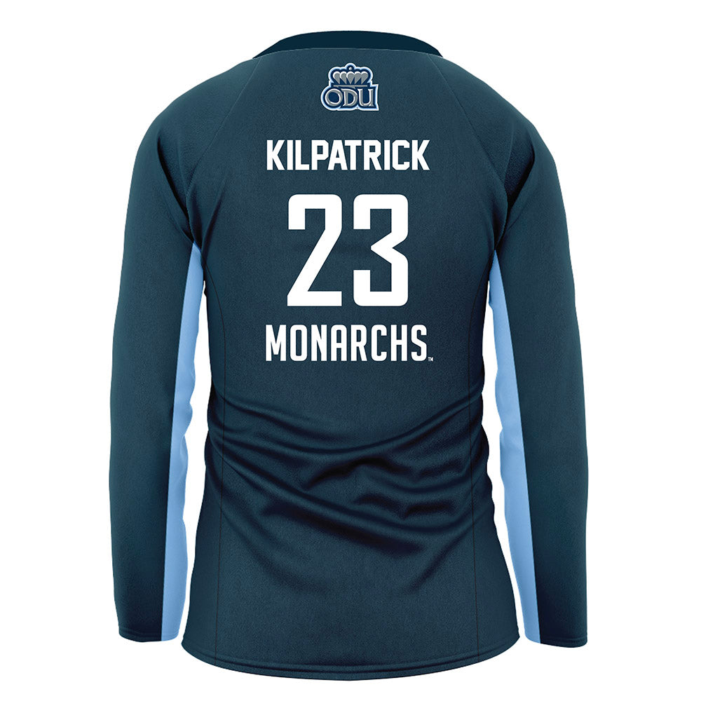 Old Dominion - NCAA Women's Volleyball : Kate Kilpatrick - Navy Volleyball Jersey