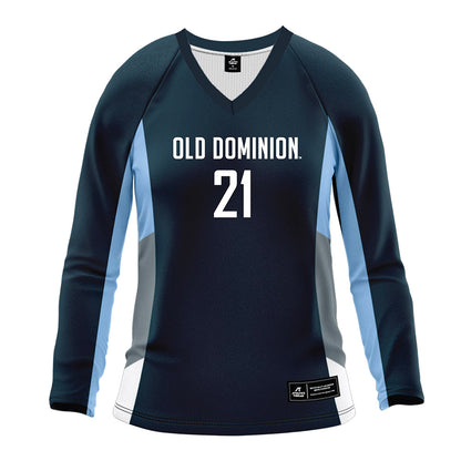 Old Dominion - NCAA Women's Volleyball : Olivia De Jesus - Navy Volleyball Jersey