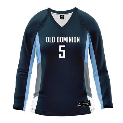 Old Dominion - NCAA Women's Volleyball : Bailey Burgess - Navy Volleyball Jersey