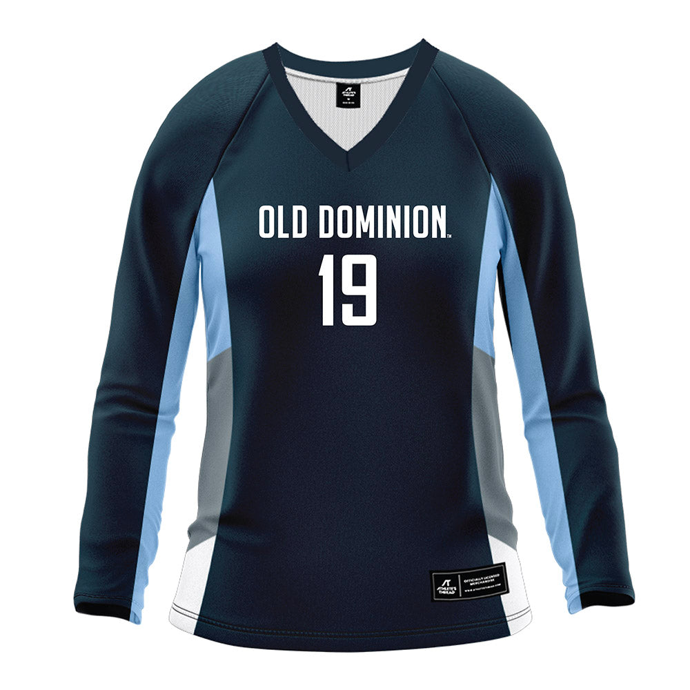 Old Dominion - NCAA Women's Volleyball : LeeAnne Lowery - Navy Volleyball Jersey-0