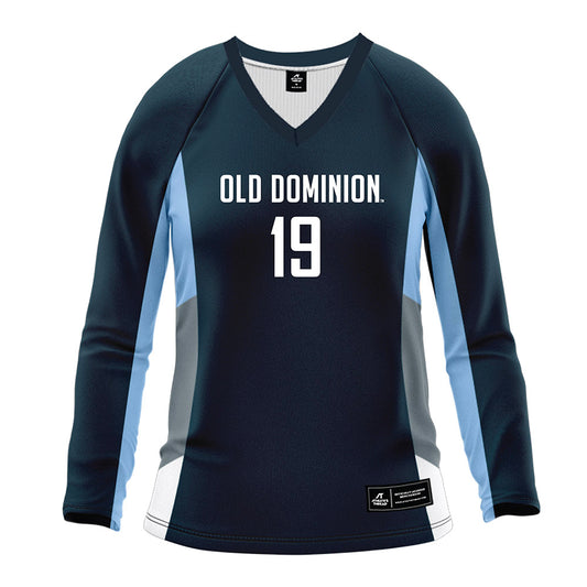 Old Dominion - NCAA Women's Volleyball : LeeAnne Lowery - Navy Volleyball Jersey-0