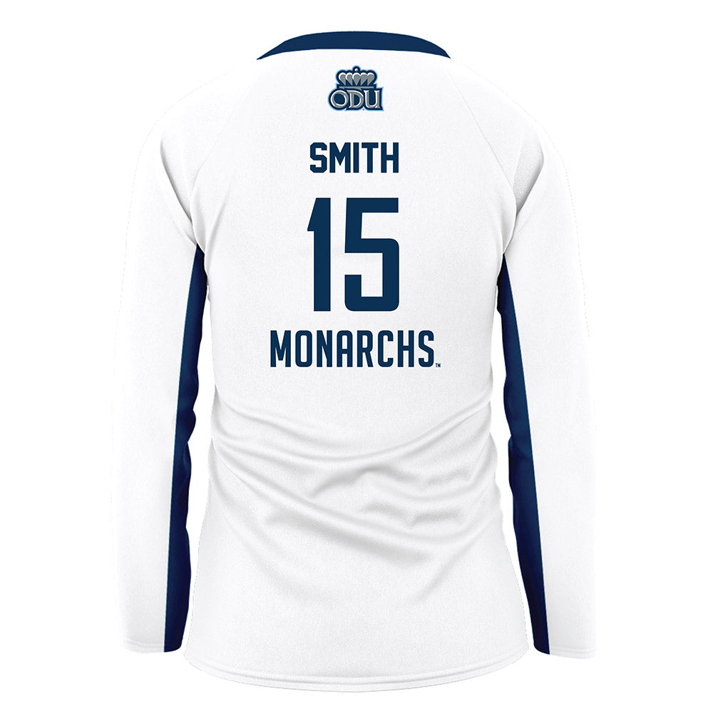 Old Dominion - NCAA Women's Volleyball : Kira Smith - White Volleyball Jersey