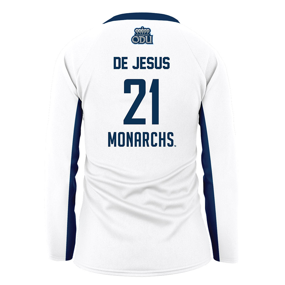 Old Dominion - NCAA Women's Volleyball : Olivia De Jesus - White Volleyball Jersey